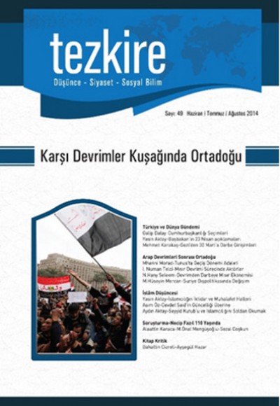 Tezkire Dergisi Sayı: 49 Haziran/Temmuz/Ağustos 2014