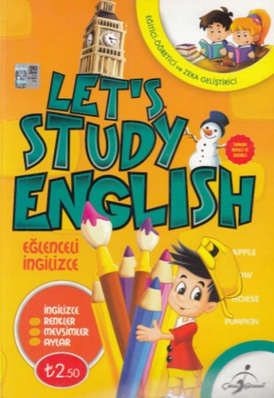 Let's Study English - Eğlenceli İngilizce (Sarı)