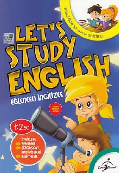 Let's Study English - Eğlenceli İngilizce (Mavi)