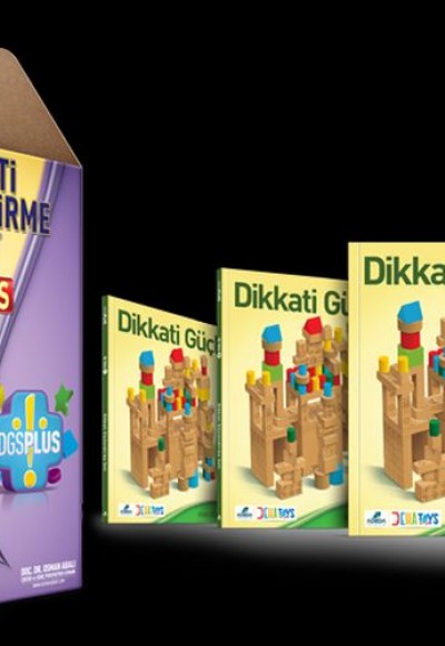 Dikkati Güçlendirme Seti Plus 10 Yaş (3 Kitap+112 Parça Ahşap Karton Kutu)