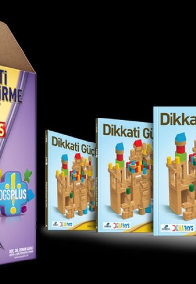 Dikkati Güçlendirme Seti Plus 8 Yaş (3 Kitap+112 Parça Ahşap Karton Kutu)