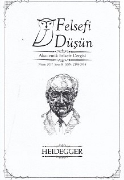 Felsefi Düşün Sayı:8 Heidegger