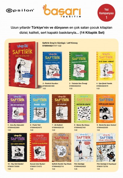 Saftirik Gregin Günlüğü Seti (14 Kitap)