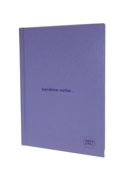 Kendime Notlar Arda Erel Defter (Lila Ciltli)