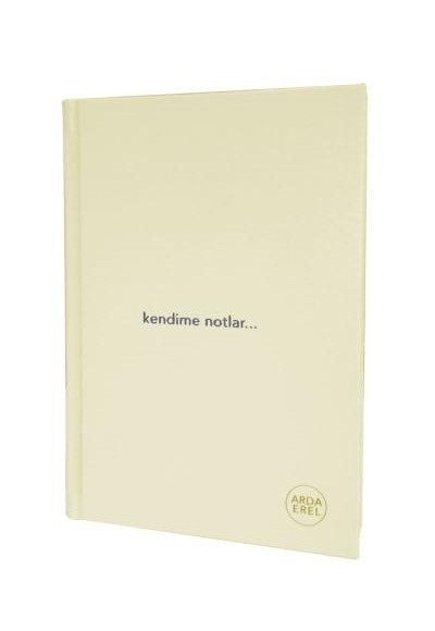 Kendime Notlar Arda Erel Defter (Beyaz Ciltli)