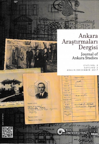 Ankara Araştırmaları Dergisi Sayı: 2 - Cilt:5 Aralık 2017