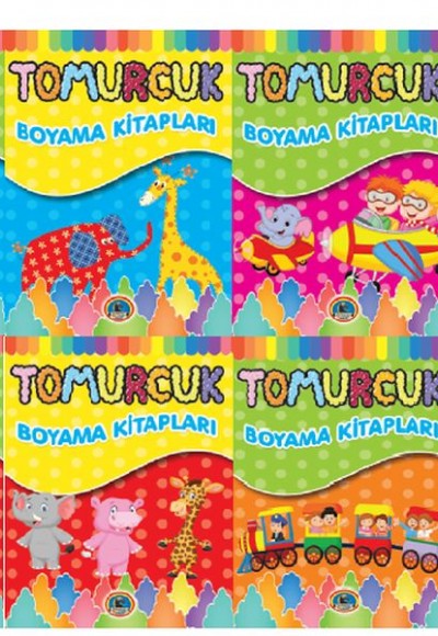 Tomurcuk Boyama Kitapları - Örnekli Boyama (8 Kitap)