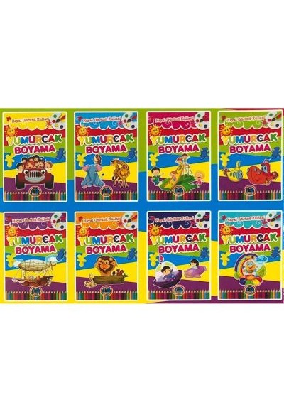 Yumurcak Boyama (8 Kitap Set)