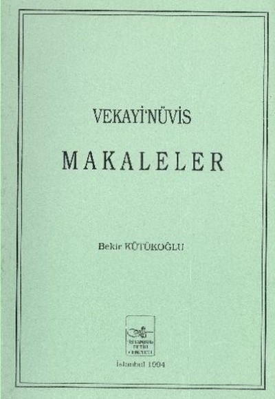 Vekayinüvis Makaleler