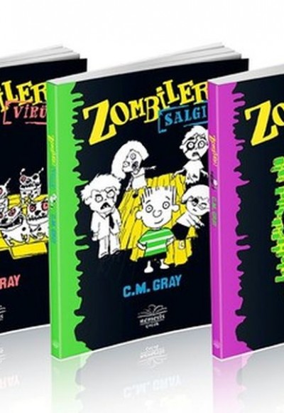 Zombiler Seti-3 Kitap Takım