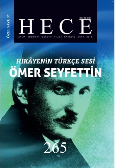 Hece Dergisi Sayı :265 Özel Sayı :37