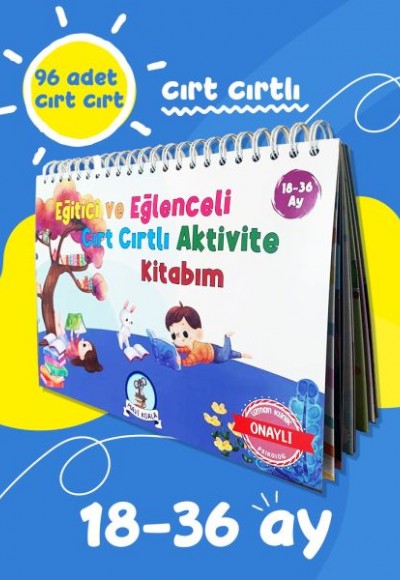 Eğitici ve Eğlenceli Cırt Cırtlı Aktivite Kitabı