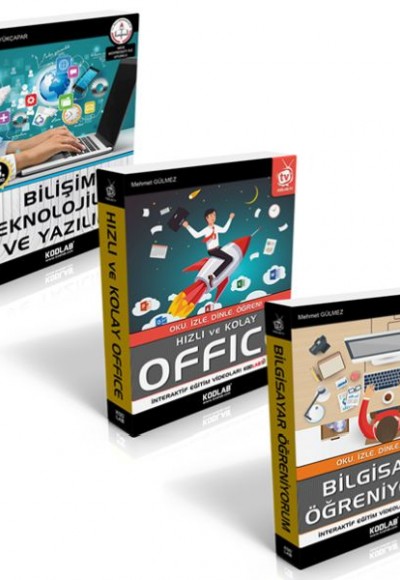 Bilgisayar Öğreniyorum Seti (3 Kitap)