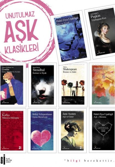 Unutulmaz Aşk Klasikleri Seti (10 Kitap Takım)