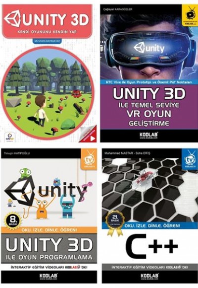 Unity 3D Eğitim Seti - 4 Kitap Takım