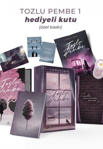 Tozlu Pembe 1 – Ciltli Yan Boyamalı Hediyeli  Kutu