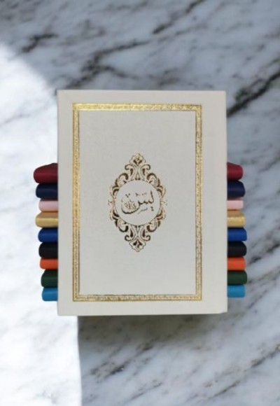 Çanta  Boy Termoderi Kapaklı 128 Sayfa Yasin Beyaz