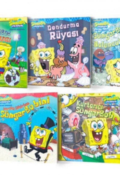 Çocuk Gezegeni Süngerbob Hikaye Seti 5 Kitap