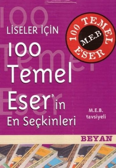 Liseler için 100 Temel Eser (5 Kitap) Liseler için 100 Temel Eser (5 Kitap)