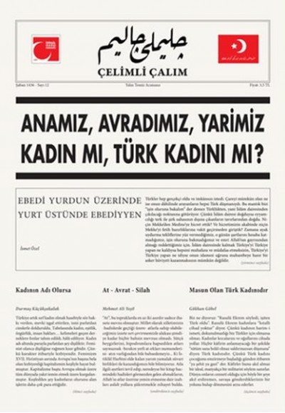 Çelimli Çalım Türk Milliyetçilerinin Mecmuası  Sayı: 12