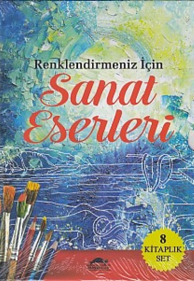 Renklendirmeniz İçin - Sanat Eserleri (8 Kitap)