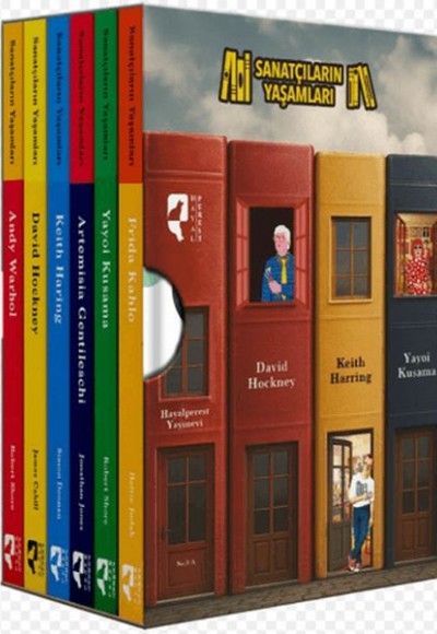 Sanatçıların Yaşamları (Kutulu Set 6 Kitap)