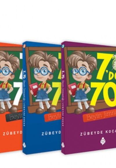 7'Den 70'e Beyin Jimnastiği Seti (3 Kitap)