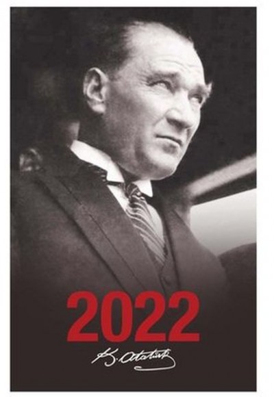 2022 Atatürk Ajandası Portre - Siyah