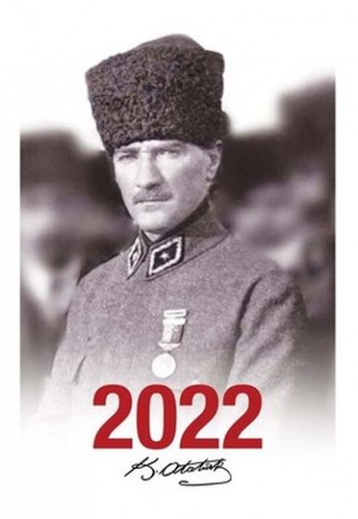 2022 Atatürk Ajandası Madalya - Beyaz