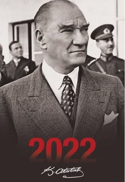 2022 Atatürk Ajandası Sivil - Siyah