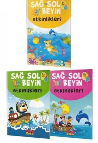 Sağ ve Sol Beyin Etkinlikleri Seti (3+Yaş)