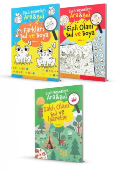 Gizli Nesneleri Ara Bul Seti - 3 Kitap