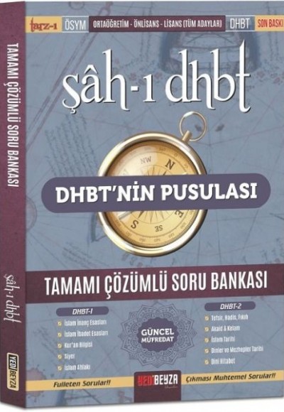 Yedibeyza DHBT nin Pusulası Şah-ı DHBT Soru Bankası Çözümlü