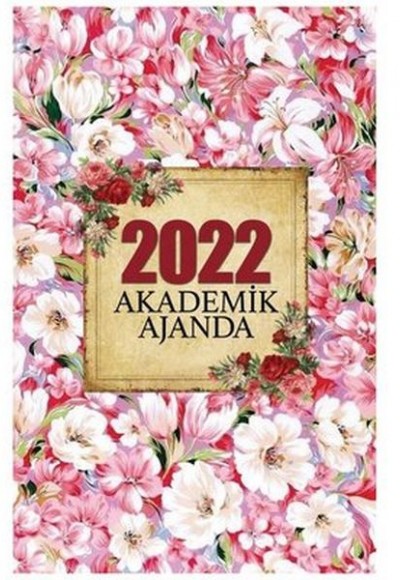 022 Akademk Ajanda Pembe Hayaller