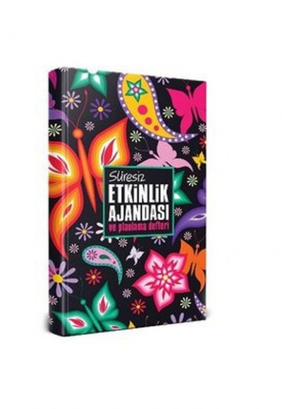 Süresiz Etkinlik Ajandası ve Planlama Defteri - Ebru