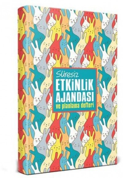 Süresiz Etkinlik Ajandası ve Planlama Defteri - Neşe Dünyası