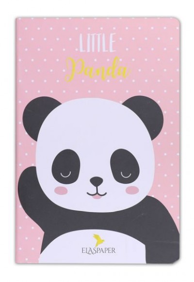 Panda Little Pembe Defter