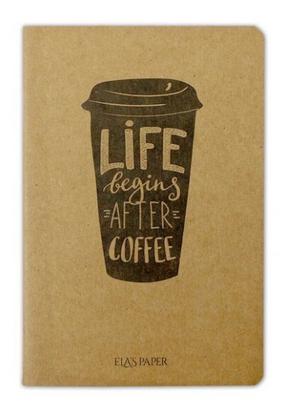 Life Begins Coffee - Defter