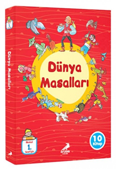 Düz Yazılı Dünya Masalları (10 Kitap Takım)