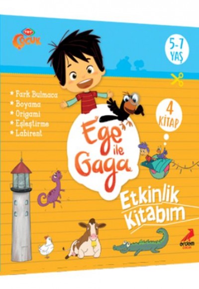 Ege ile Gaga - Etkinlik Kitabım (4 Kitap Takım)