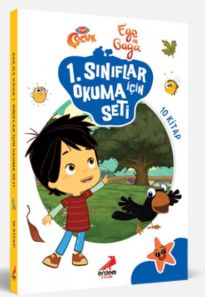 Ege ile Gaga 1. Sınıflar için Okuma Seti (10 Kitap Takım)