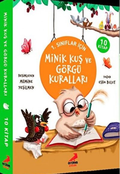 Minik Kuş ve Görgü Kuralları - 10 Kitap