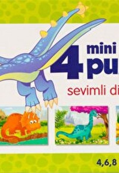 Mini Puzzle-Sevimli Dinozorlar