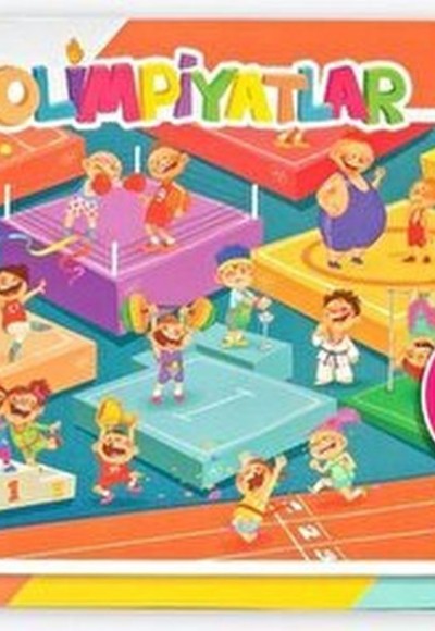 Yer Puzzle-80 Parça Puzzle - Olimpiyatlar