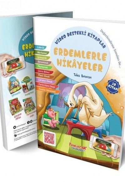 Erdemlerle Hikayeler - 10 Kitap Takım