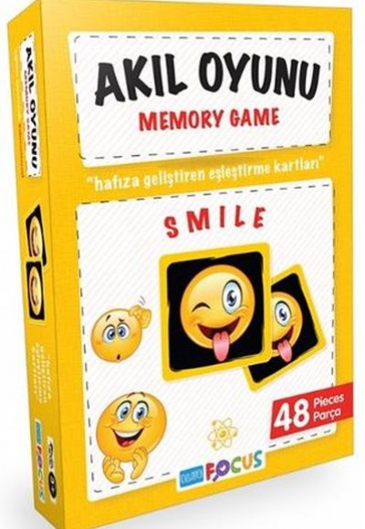 Blue Focus Memory Game Smile - Akıl Oyunu