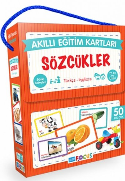 Blue Focus Akıllı Eğitim Kartkarı - Sözcükler