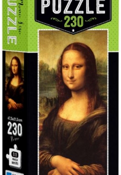 Blue Focus Mona Lisa - Puzzle 230 Parça