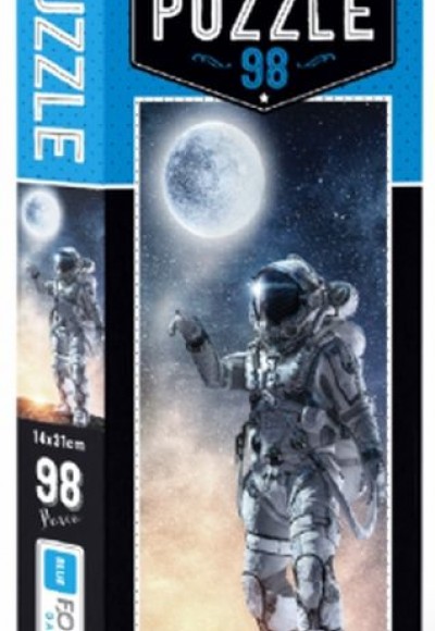 Bleu Focus Spaceman - Puzzle 98 Parça