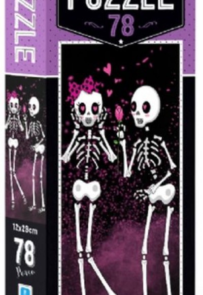 Blue Focus Skeleton Love - Puzzle 78 Parça